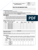 Instructivo de Manufactura Jabon