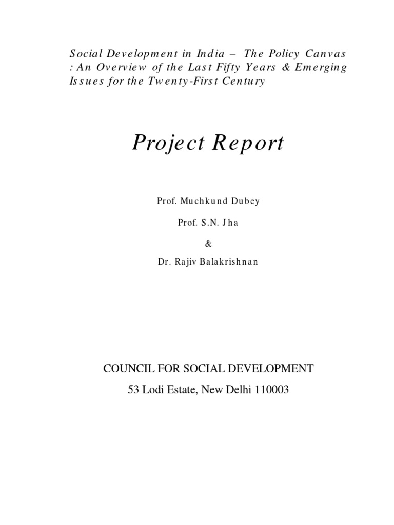 Social Development in India | PDF | Poverty | Poverty & Homelessness