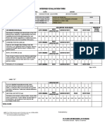 Interview Evaluation Forms For PCPL To PMSG