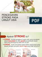 Pencegahan Stroke Pada Lanjut Usia Prolanis