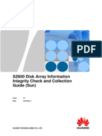 S2600 Disk Array Information Integrity Check and Collection Guide (Sun)