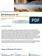 SAP Business One 10.0 Highlights ES