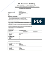 Isian Kualifikasi Pt. Fajar Baru Gemilang