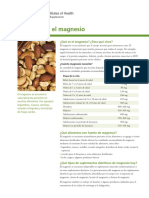 Magnesium DatosEnEspanol PDF