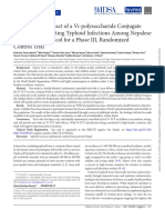 Assessing the Impact of a Vi polysaccharide Conjugate Vaccine in Preventing Typhoid Infections Among Nepalese Children A Protocol for a Phase III, Randomized Control Trial