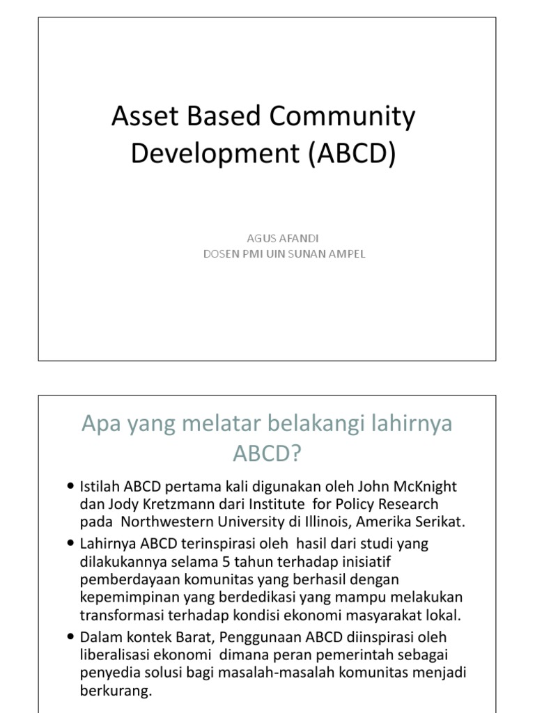 Perbandingan Metode ABCD dan PAR | PDF
