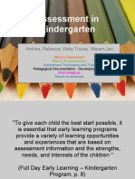 Kindergarten Assessment