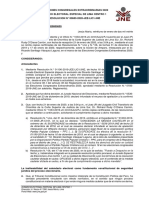 Resolución Del JEE de Lima Centro 1. Caso de Ricardo Santiago Vásquez.