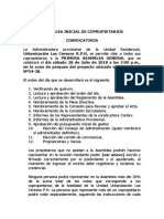 Convocatoria Asamblea de Propietarios