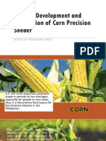 Design, Development and Fabrication of Precision Corn Seeder (Title Defense)