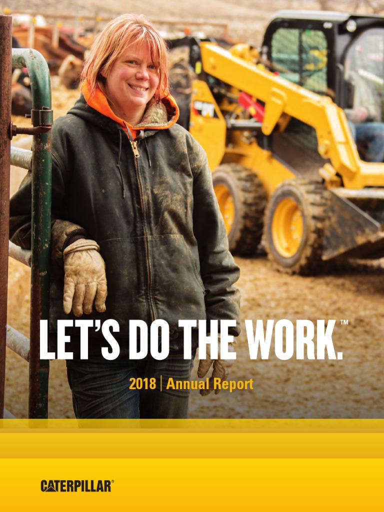 2018 Caterpillar Annual Report PDF Shareholder Value Dividend