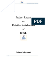 Project Report On Retailer BSNL