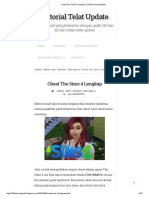 Cheat The Sims 4 Lengkap - Tutorial Telat Update