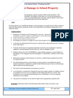 Student Damage To School Property Policy 2015