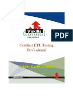 Certified ETL Testing Professional