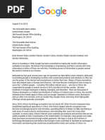 Pichai Response to Senators Regarding China