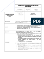 SPO Pembuatan Dokumen Kebijakan Dan Prosedur 2014
