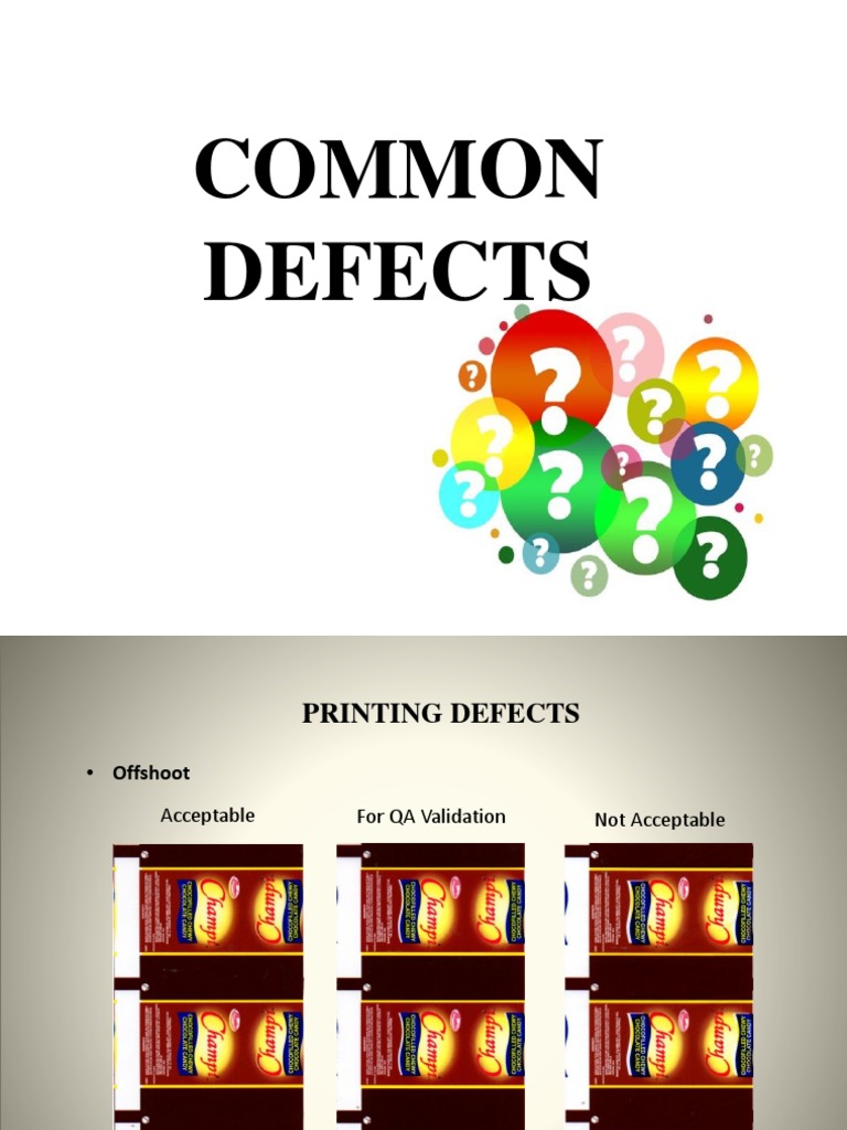 Common Packaging Defects Overview | PDF