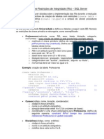 Exercícios sobre RIs em BD Universidade