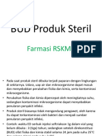 BUD Produk Steril