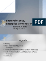 Microsoft SharePoint 2010 - Enterprise Content Management (ECM)