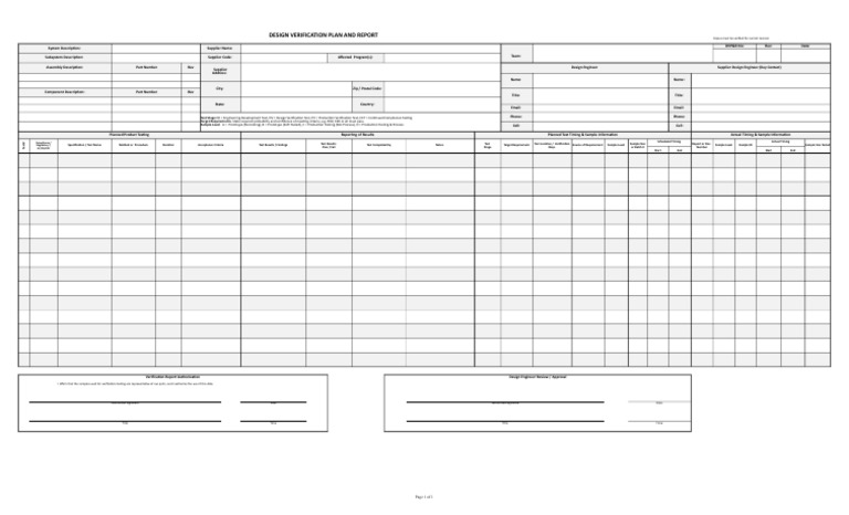DVPR-Template | PDF | Verification And Validation | Engineering