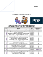 Tematica Consilere Parinti V 20192020