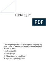Bible Quiz 1 (01-18-20)