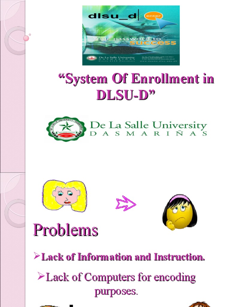 System of Enrollment in Dlsu-D | PDF