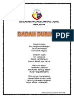 Lirik Dadah Durjana