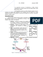 Homeostasis and Feedback Mechanisms