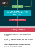 Lesson 6 Workplace Comm