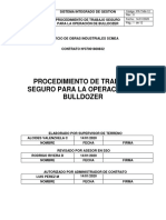 PR-THN-12 Procedimiento Trabajo Seguro para La Operacion de Bulldozer