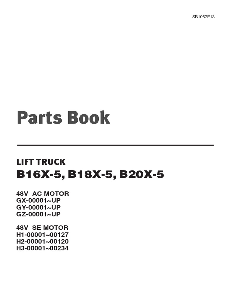 Doosan B16 18 x 5 Electric Motor Axle