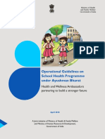 Operational Guidelines On School Health Programme Under Ayushman Bharat PDF