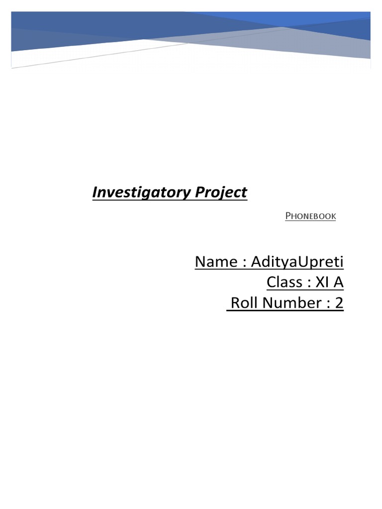 Python Phonebook Management System | PDF | Python (Programming Language ...