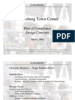 Clarksburg Town Center: Plan of Compliance Design Concepts
