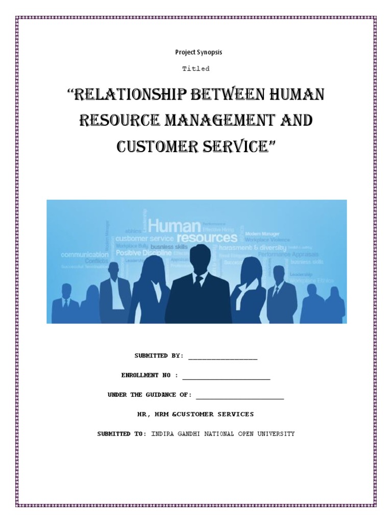 mba hr research report pdf