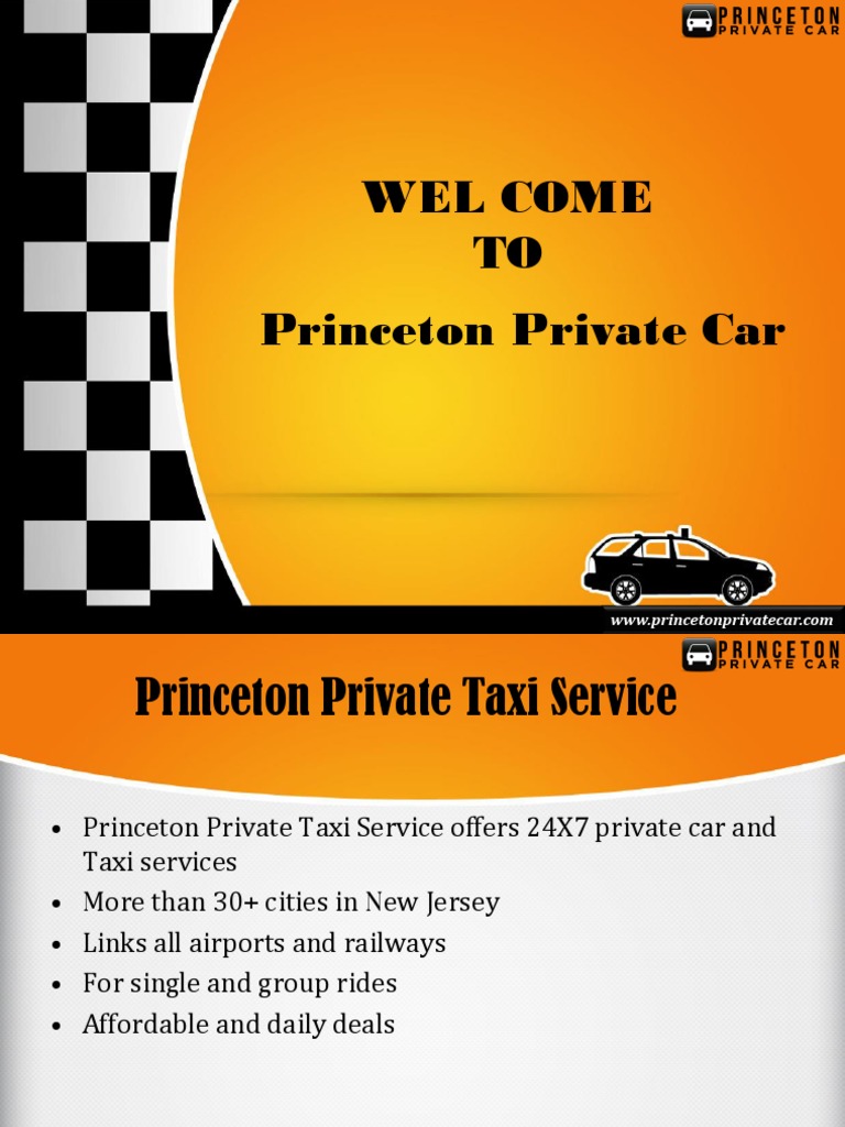 Affordable Private Car and Airport Cab Service Princeton PDF Taxicab Limousine