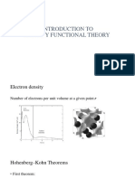 Density Functional Theory