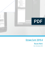 Deswik - Suite 2019.4 Release Notes PDF