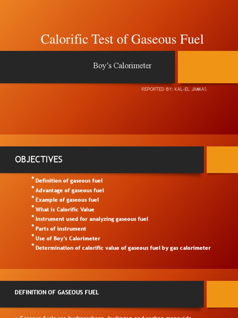 Calorific Value of Gaseous Fuels | PDF | Natural Gas | Fuels
