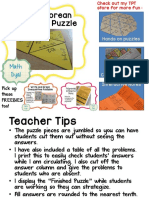 Pythagorean Theorem Tarsia Puzzle