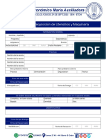 Formato de Requisición de Utensilios y Maquinaria (30005)