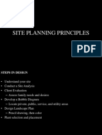 Site Planning, Analysis, Goals and Zoning of Gardens