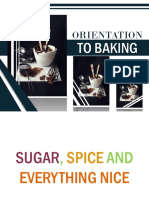 Orientation To Baking