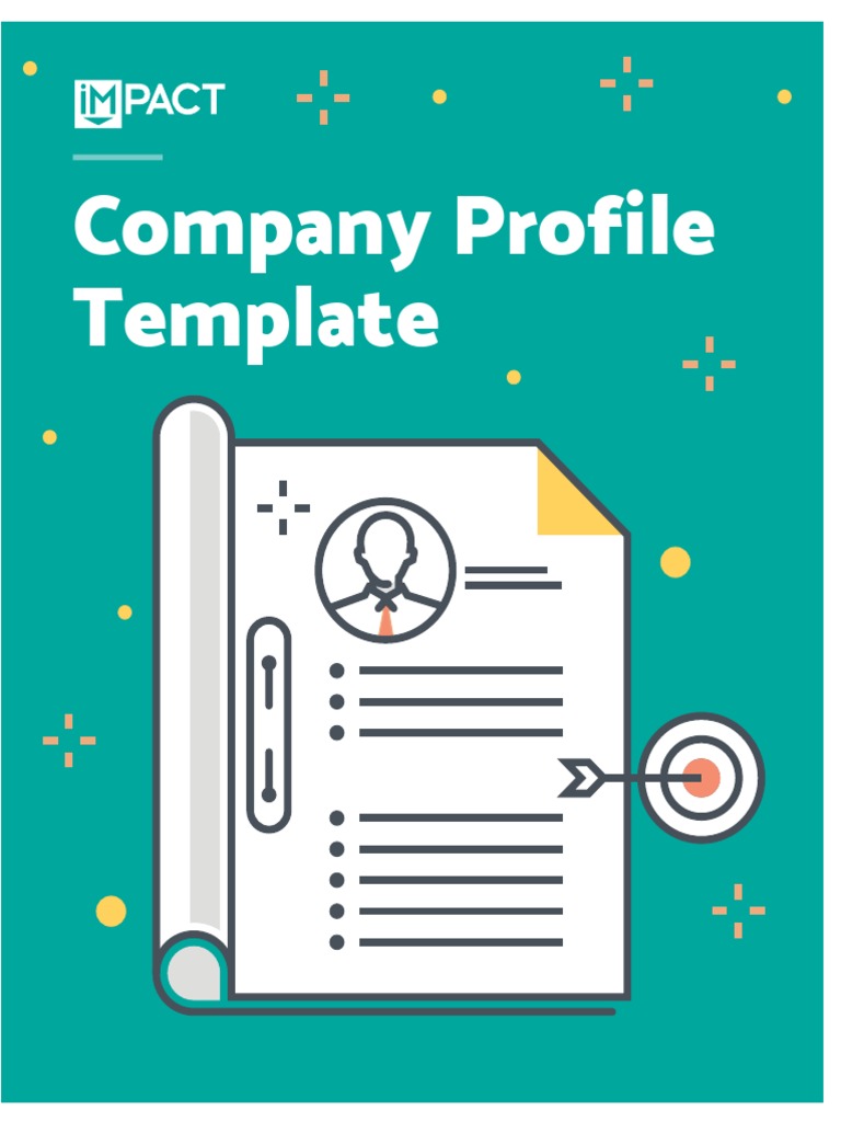 Company Profile Template Editable IMPACT PDF PDF Goal Business