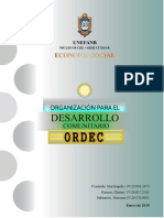 Frontado, Ramos, Salmeron - ORGANIZACION PARA EL DESARROLLO COMUNITARIO PDF
