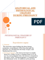 Anatomical and Physiological Changes111