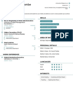 Rohit Tambe CV